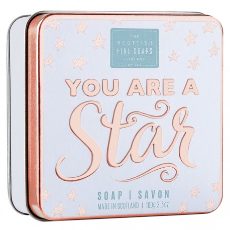 SOAP TIN DULCES MENSAJES YOU ARE A STAR 100G